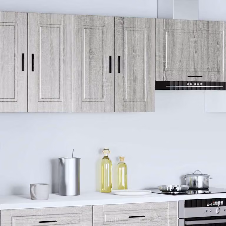 vidaXL Pensile da Cucina Porto Grigio Sonoma in Legno Multistrato