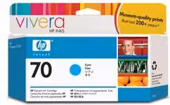 Cartuccia d'inchiostro HP Series 70 Ciano per stampante DESIGNJET C9452A
