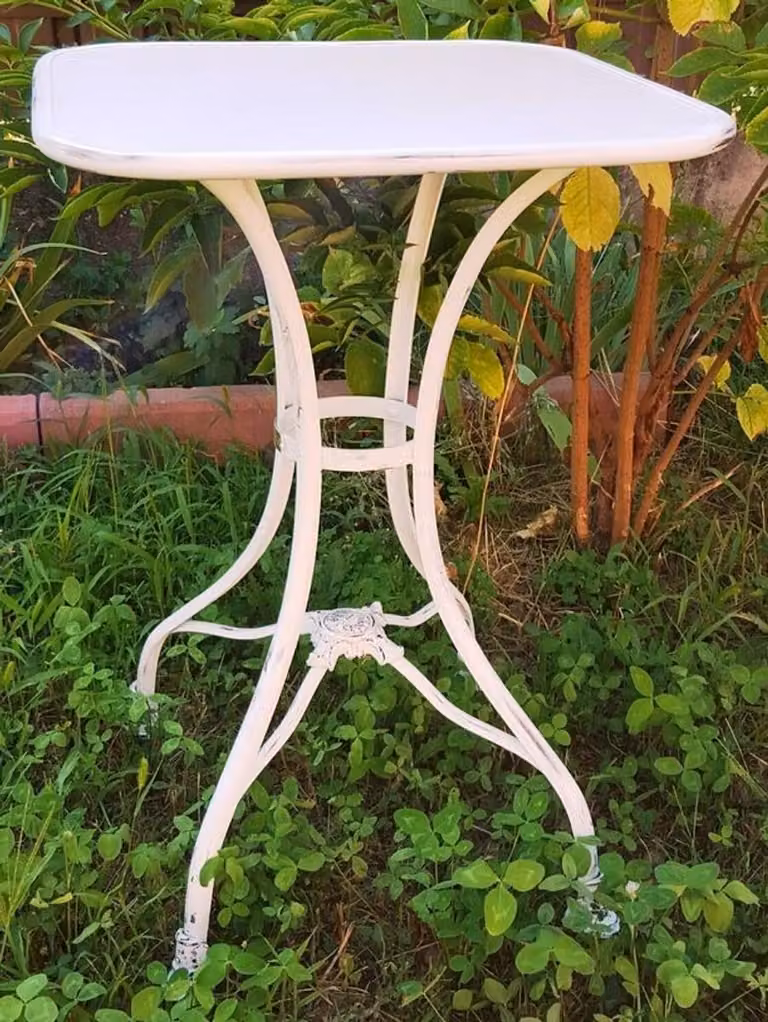 Tavolo da giardino Casa Padrino 60 x 60 x h. 75 cm - vari colori - arredo giardino in ferro battuto