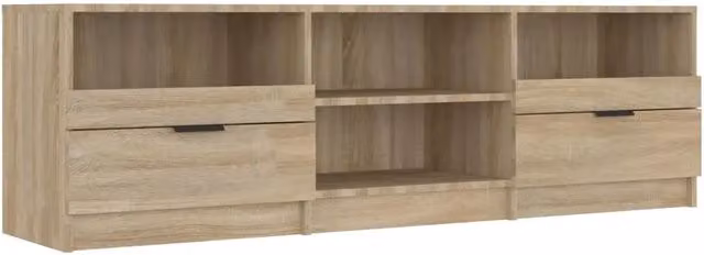 Mobile porta TV moderno Design In in rovere sonoma, L 150 x P 33,5 x H 45 cm