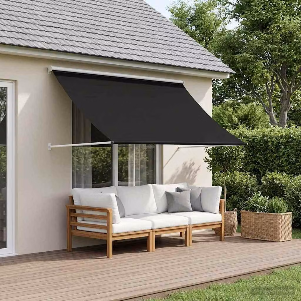 Maison Exclusive - Tenda da sole nera 300 x 150 cm
