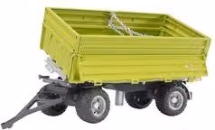 Rimorchio Ribaltabile Bruder scala 1:16 colore verde