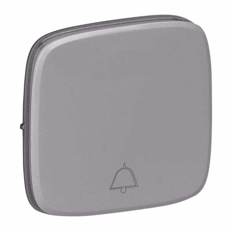 Legrand Valena Allure Interruttore a bilanciere con simbolo a campana Colore: Alluminio 755017