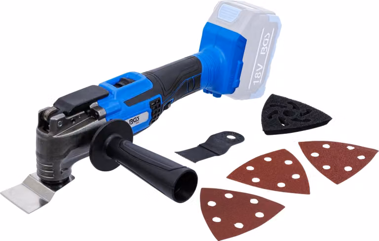 BGS Utensile multifunzione a batteria senza spazzole 18 V Solo - 7376