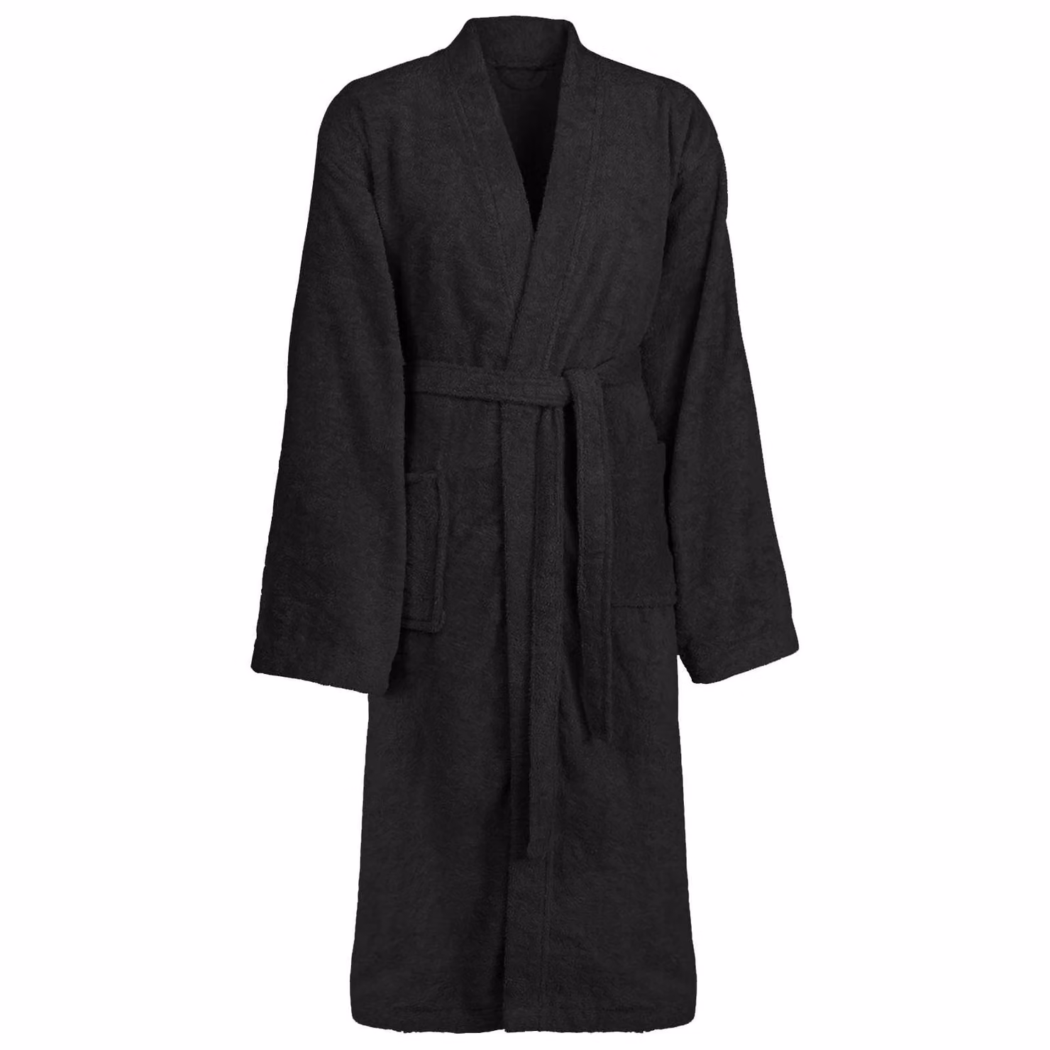 vidaXL Accappatoio KINN Nero XXXL Cotone