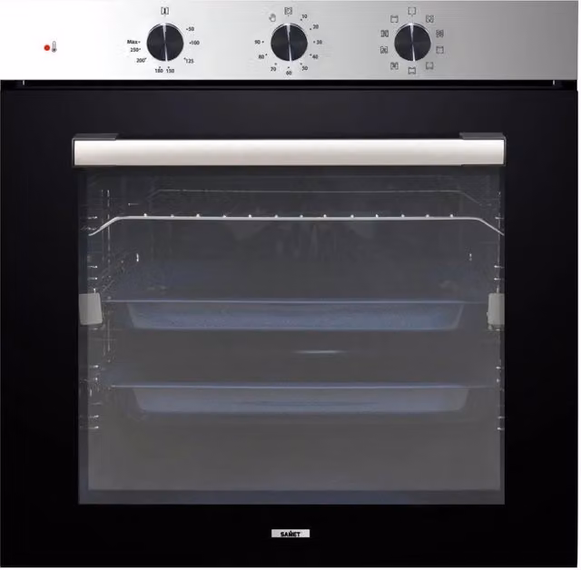 Forno elettrico da incasso multifunzione Samet Vinland85 in acciaio inox color argento con capacità di 85 lt