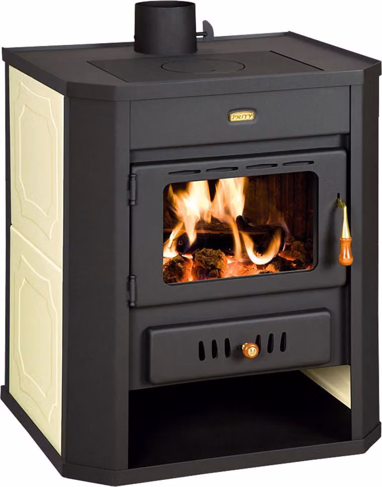 Stufa a legna, Prity ad acqua, modello WD W15, potenza 19kW