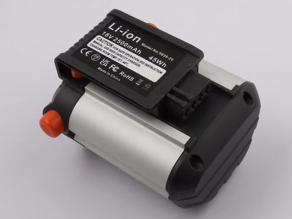 Akku passend per Gardena HeartBeat System 18V, Li-ion, 18V, 2500mAh, 45Wh