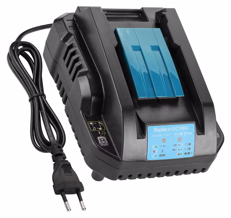 Caricabatterie da 14,4-18 V, 3 A, compatibile con le batterie Makita da 18 V
