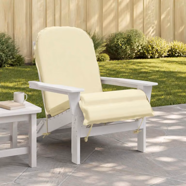 vidaXL Cuscino per Lounger Sole GEMERT Beige in Poliestere con Rivestimento Lavabile e Resistente alle Intemperie