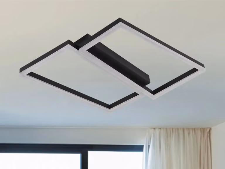 Lampada a soffitto a LED con telecomando, 65W - J3358/B