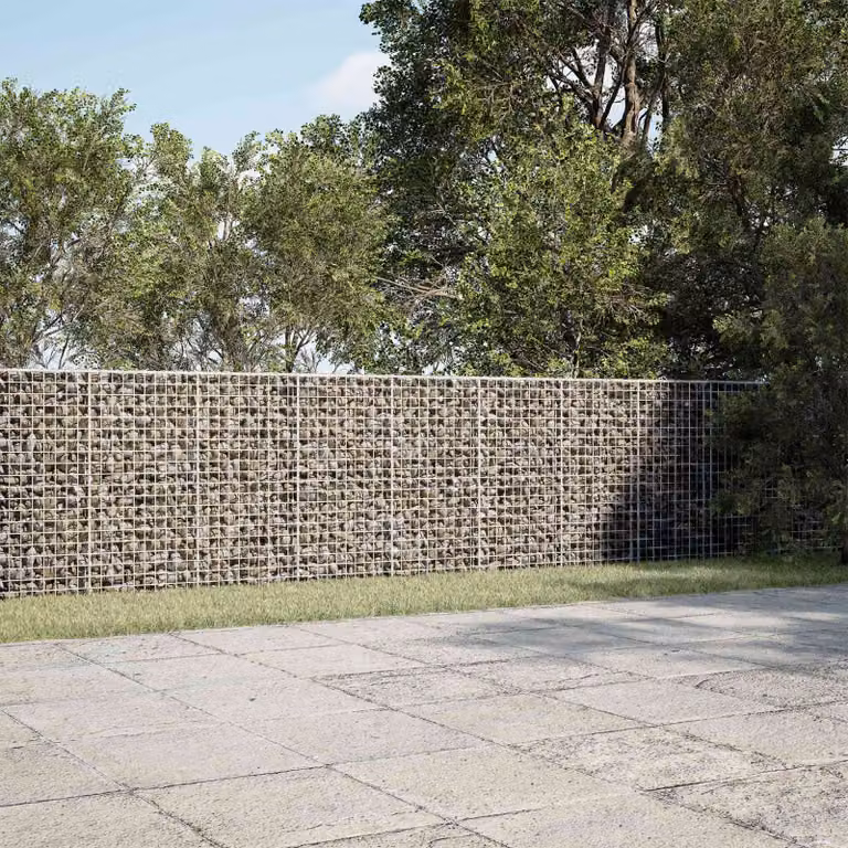 vidaXL Gabion con Filo da 3,5 mm e Maglia da 5x5 cm 1150x10x100 cm