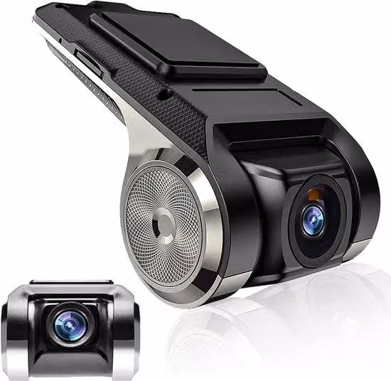 Mini-telecamera per auto - Ampio angolo di visione di 170° - Visione notturna - Formato compatto