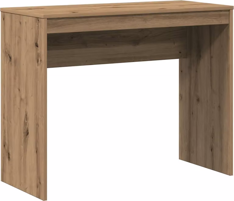 Scrivania Rovere Artigianale 90x40x72 cm in Legno Multistrato
