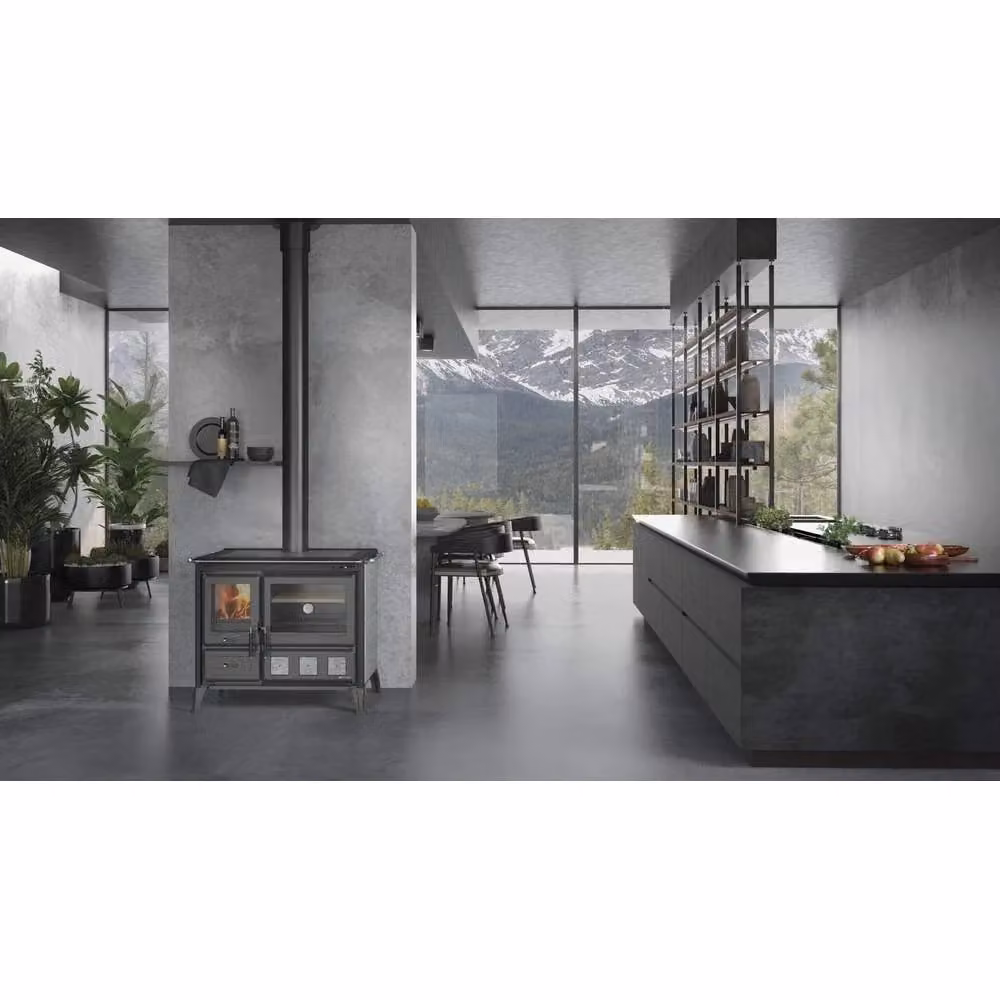 Stufa a legna con forno in ghisa Gardenia XXL VST Petra Nordica – 2