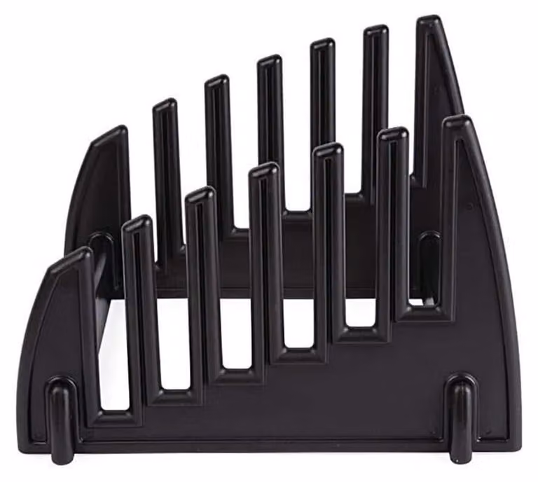 Porta taglieri con 6 scomparti, in plastica, per la cucina