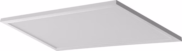 Plafoniera OSRAM Planon Plus in bianco con tecnologia LED avanzata, 22 W, forma rettangolare (300 x 600 mm), colore della luce bianco caldo a 3000 K, alloggiamento in alluminio, diffusore in PMMA satinato