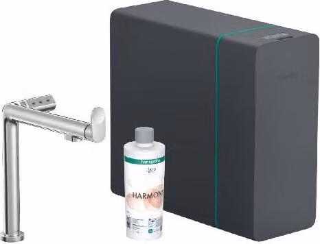 Hansgrohe Aqittura M91 - Miscelatore per lavello, SodaSystem, sBox, cromo 76837000