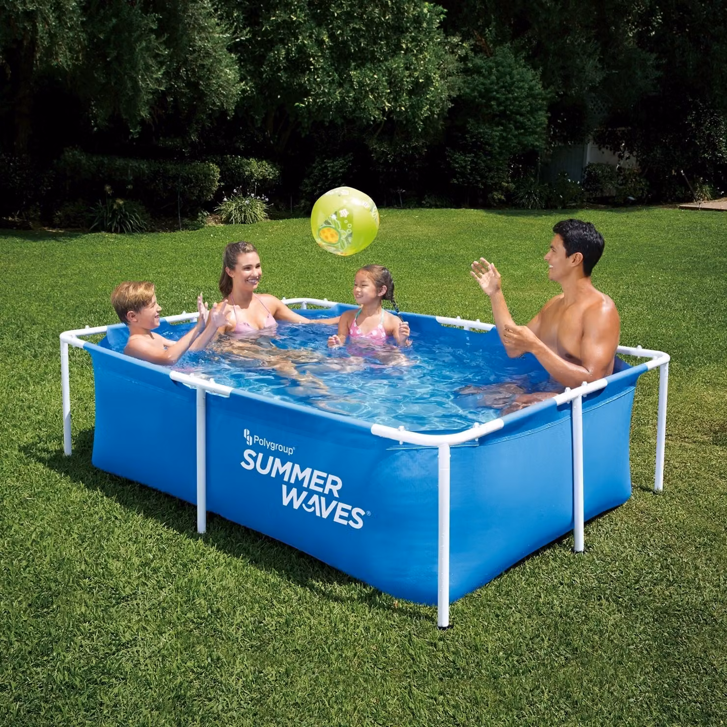 Telaio per piscina 213 X 152 X 61 Cm