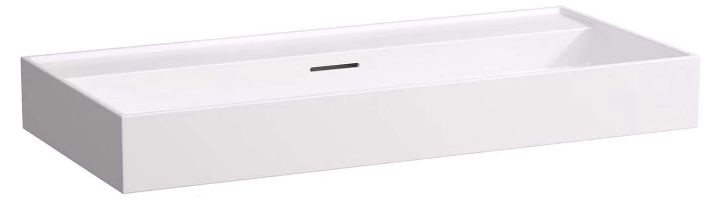 LAUFEN Kartell lavabo à poser, sans trou pour robinet, avec trop-plein, 1000x460mm, H816337A001091, H816337A001091