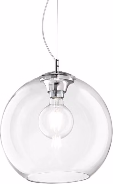 Sospensione Moderna Nemo Metallo Trasparente 1 Luce E27 D40Cm