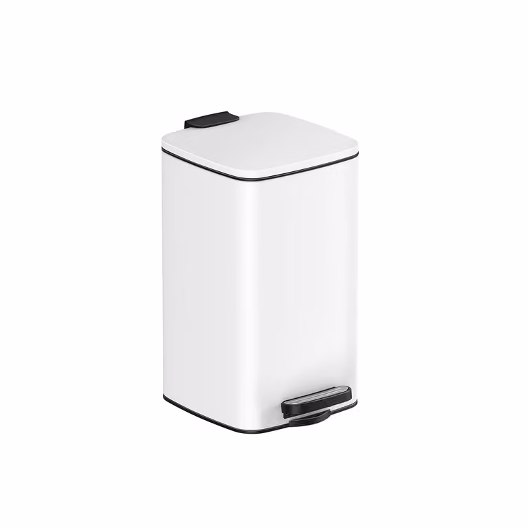 Pattumiera da Bagno 6L, Bianco / 8L 923.9 x 19.3 x 33.5 cm）