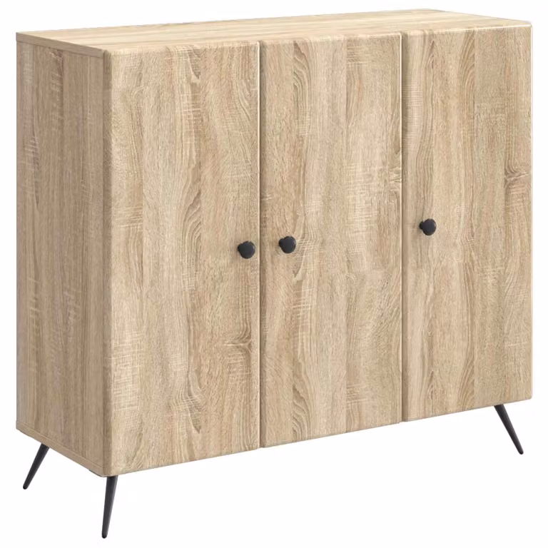 Credenza Rovere Sonoma 89 x 34,5 x 80 cm Legno ingegnerizzato