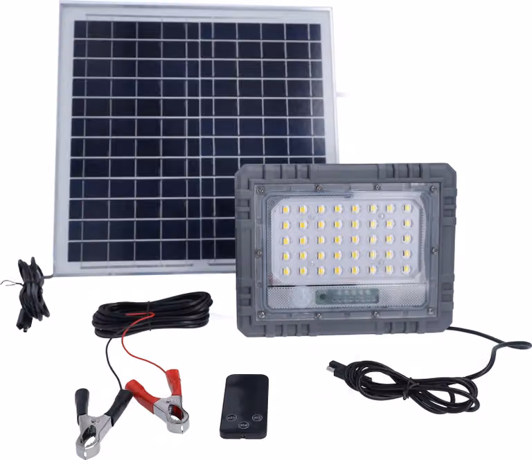 as - Schwabe Luce solare a LED con rilevatore di movimento e sensore PIR 25W 2.700lm