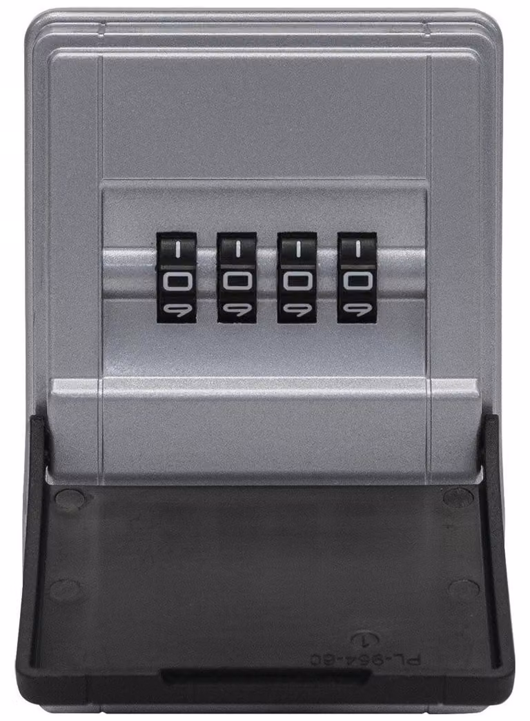 ABUS KeyGarage 727 Mini - Cassetta portachiavi per montaggio a parete - 77455, nero-argento