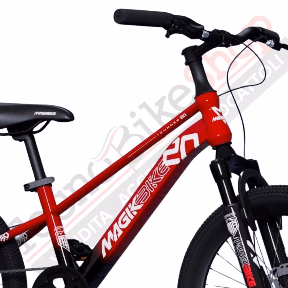 Bicicletta per bambini Magikbike Thunder 20" Rossa in metallo e acciaio inossidabile – 2