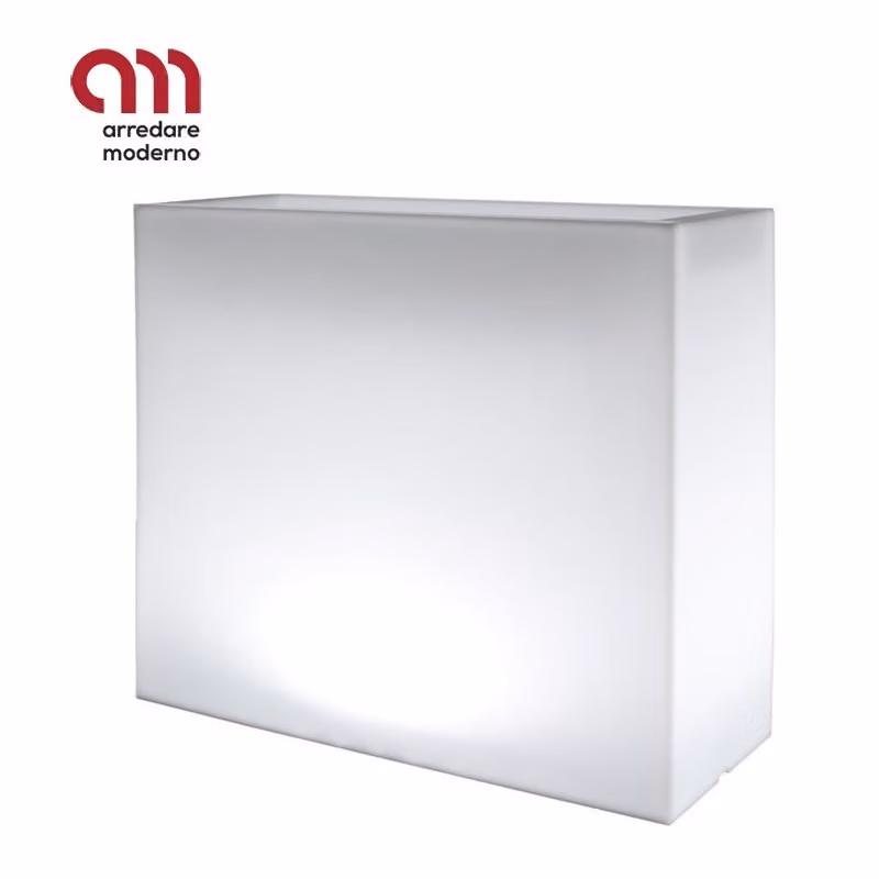 Vaso Kube Tower luminoso cassetta Khilia