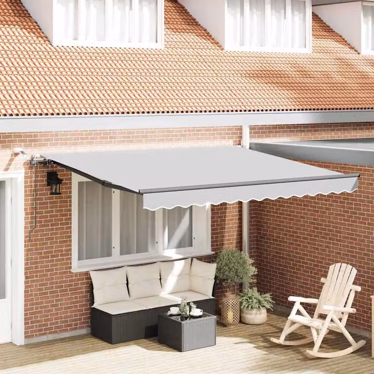 Maison Exclusive - Struttura elettrica per tenda da sole con LED e sensore, dimensioni 3 x 2,5 metri