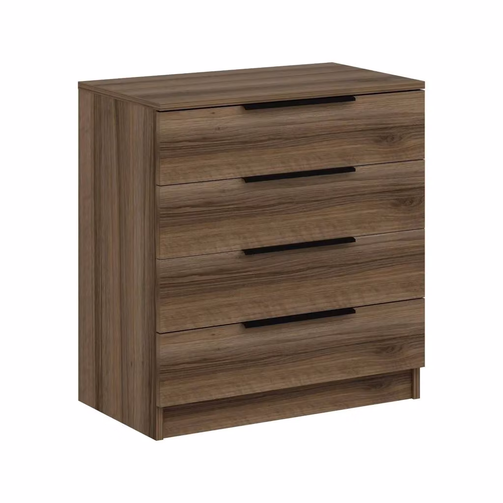 Cassettiera DMORA moderna in legno marrone L: 73 cm, P: 42 cm, H: 77 cm – 2