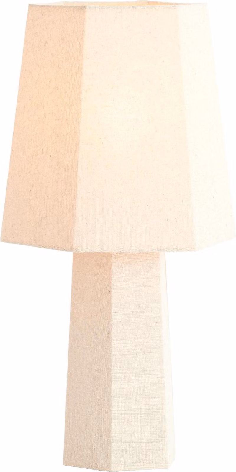 Lampada da tavolo - naturale - MUSABO - tessile - Ø 25cm - E27 - 1892982 - Light & Living