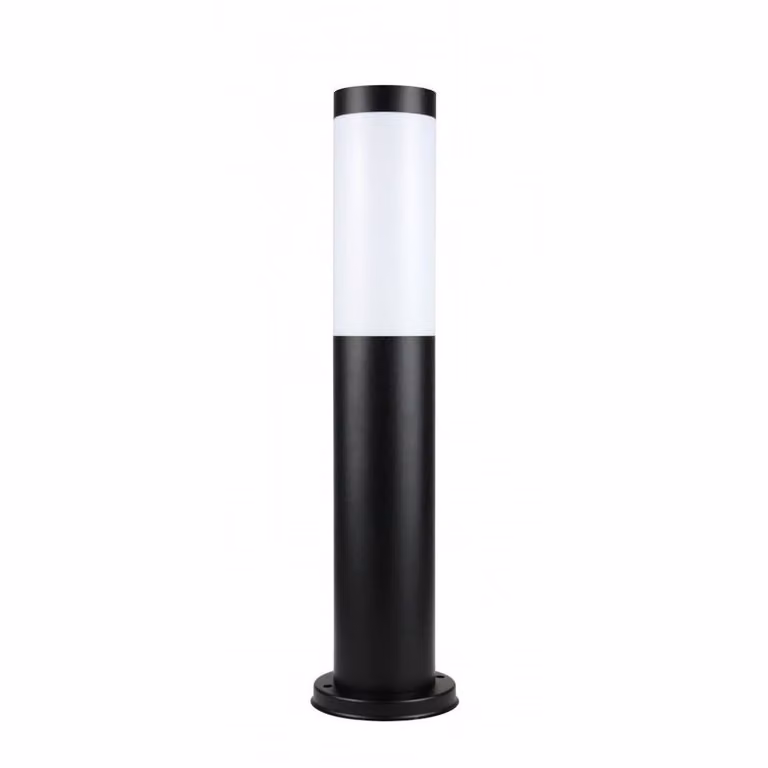 Palo da giardino per esterni 45 cm 1xE27 nero IP44 SU-MA Inox ST 022-450 BL