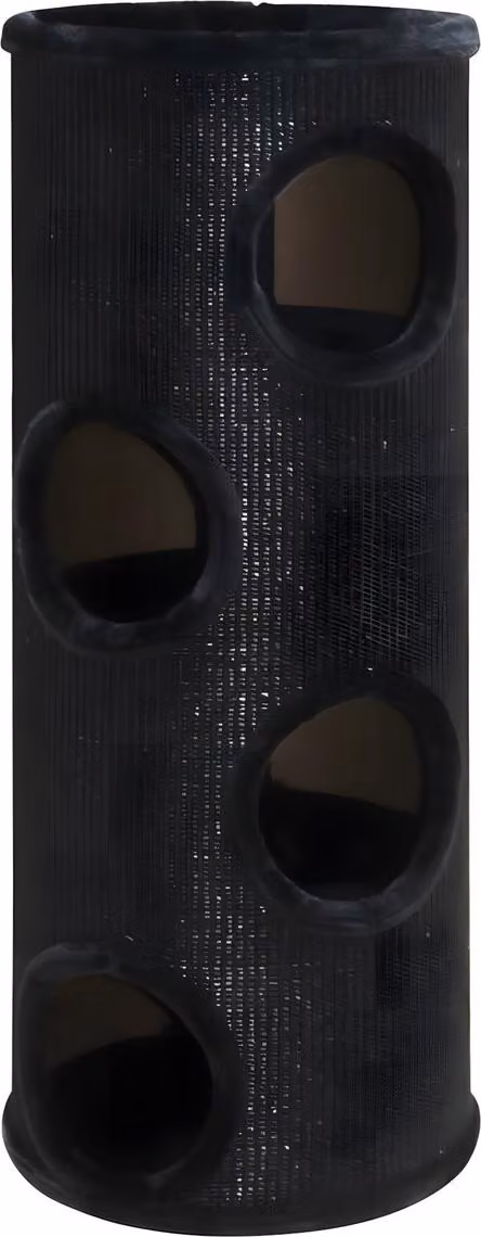 Fusto tiragraffi "DASHA III" nero Ø 38 x 98 cm