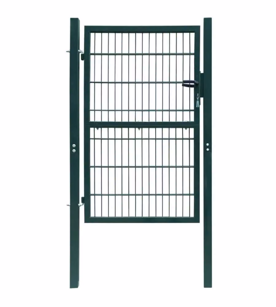 Cancello da Giardino 2D (Singolo) Verde 106 x 230 cm