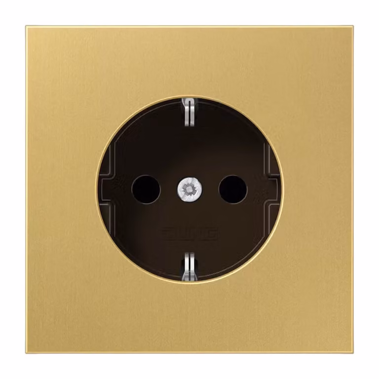 JUNG ME 1520 C Steckdose Typ F Messing (ME1520C)