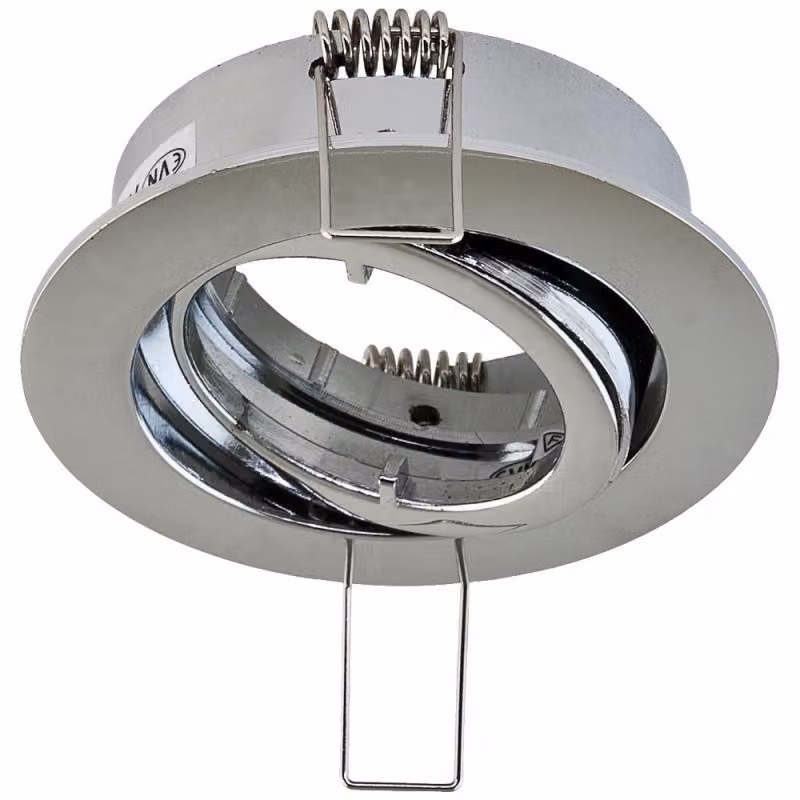 EVN Incasso a soffitto rotondo orientabile cromato IP20 GX5.3 12V Ø incasso 68
