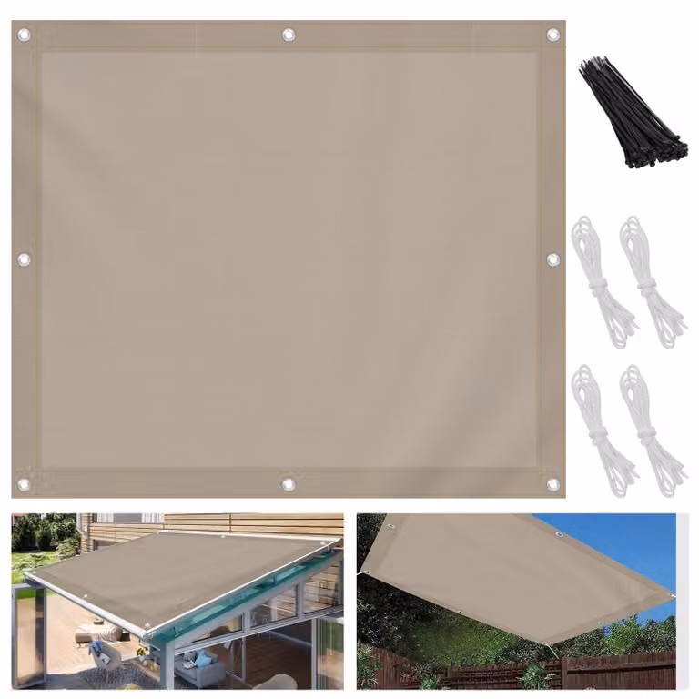 Tenda da sole per balcone, dimensioni 4 x 5 metri, con protezione UV