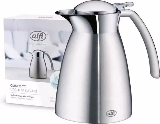 Termos Alfi in acciaio inossidabile silver da 0,4 l con coperchio separabile, ideale per caffè e tè, lavabile in lavastoviglie e privo di BPA