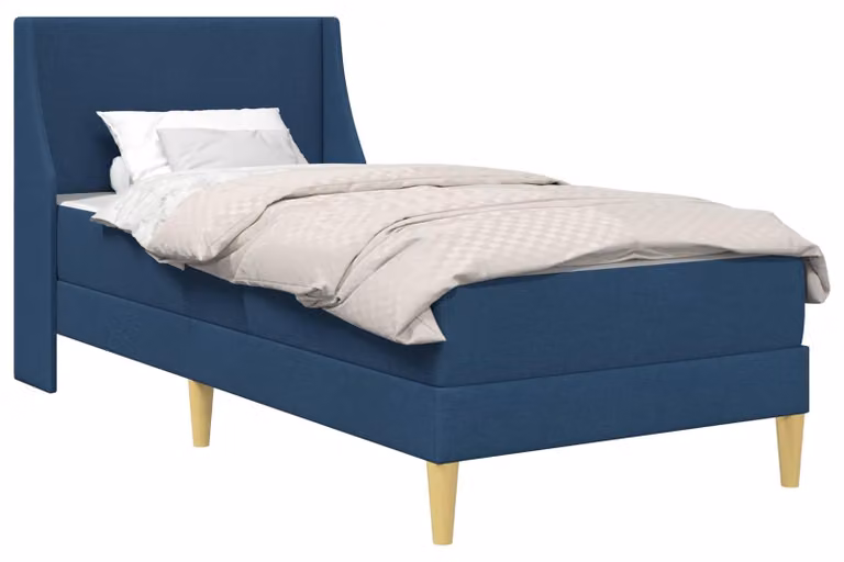 Struttura letto con materasso Blu 80x 200 cm Poliestere