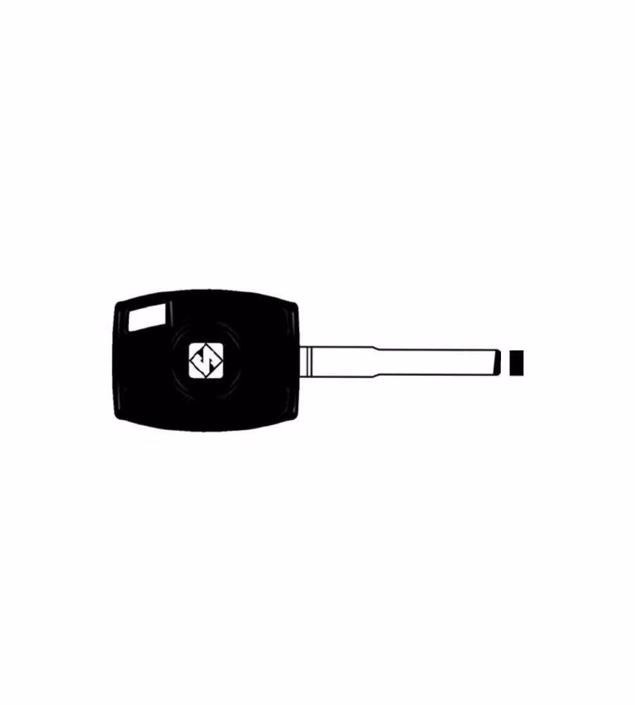 Chiave per auto con transponder senza chip Ford
