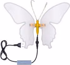 Farfalla decorativa con 244 luci SMD LED bianco caldo, luce fissa, protezione IP44, L/P/H: 30 x 43 x 32 cm