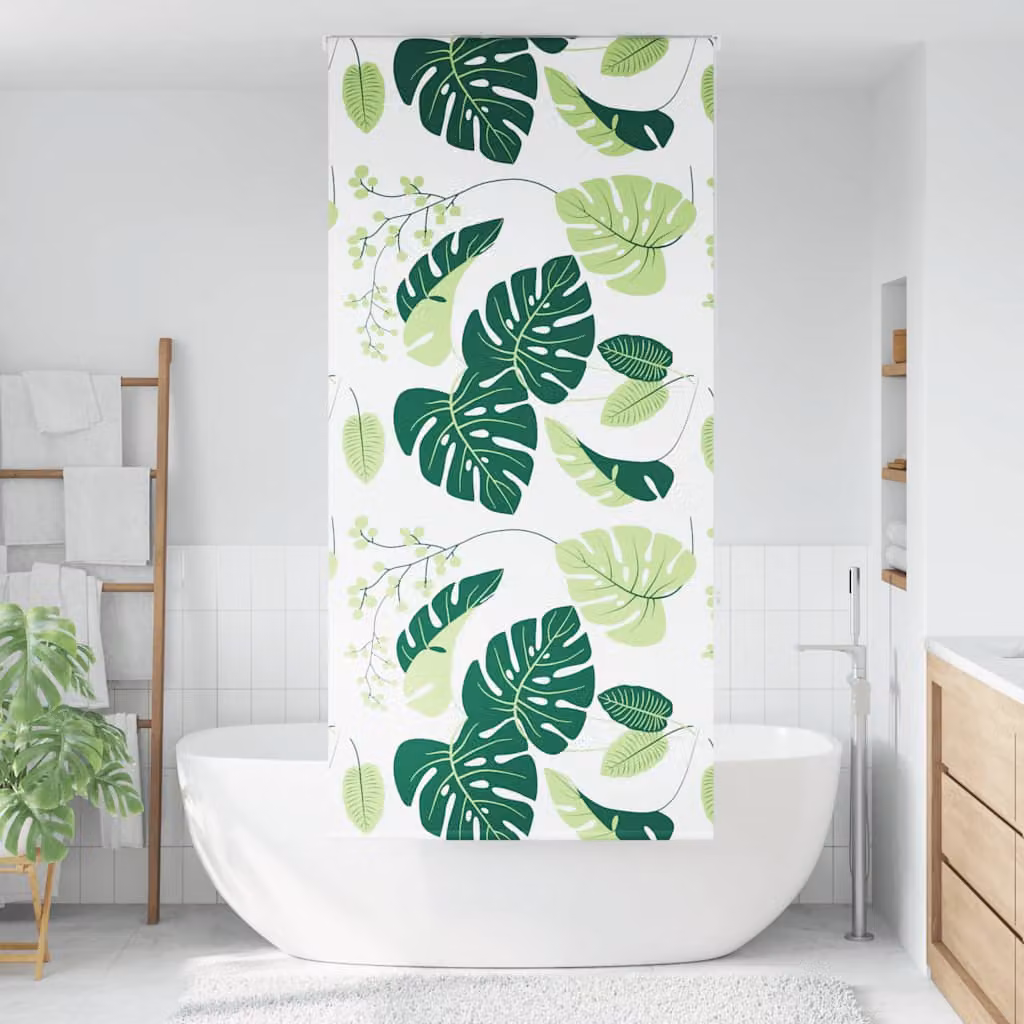 vidaXL Tenda a Rullo Doccia 100x240 cm Larghezza Tessuto 96 cm