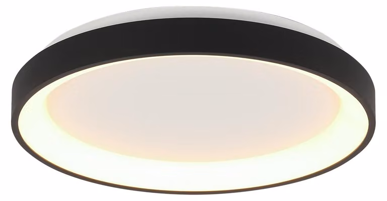 Plafoniera - nero - Ringlede - plastica metallo - Ø 38cm - LED - 3691ZW - Steinhauer
