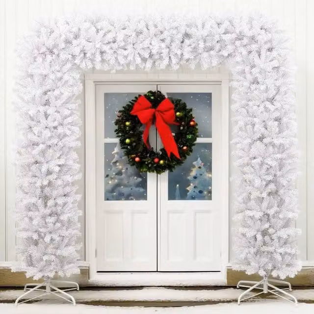 Albero di Natale ad Arco Bianco 240 cm 345090