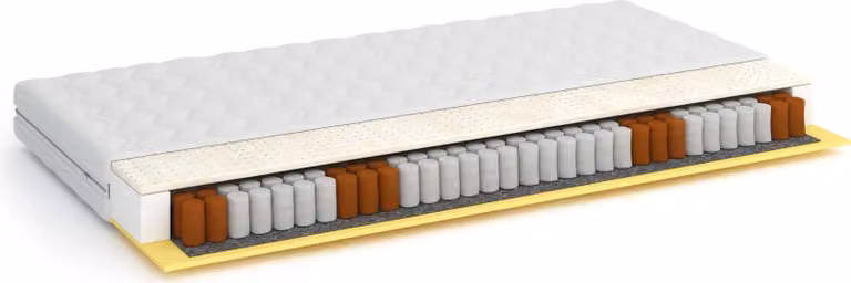 FURNLUX Materasso a molle Oli White 90x200cm / Hauptfarbe: Weiß / Dimensioni: 90 x 200 x 18 cm