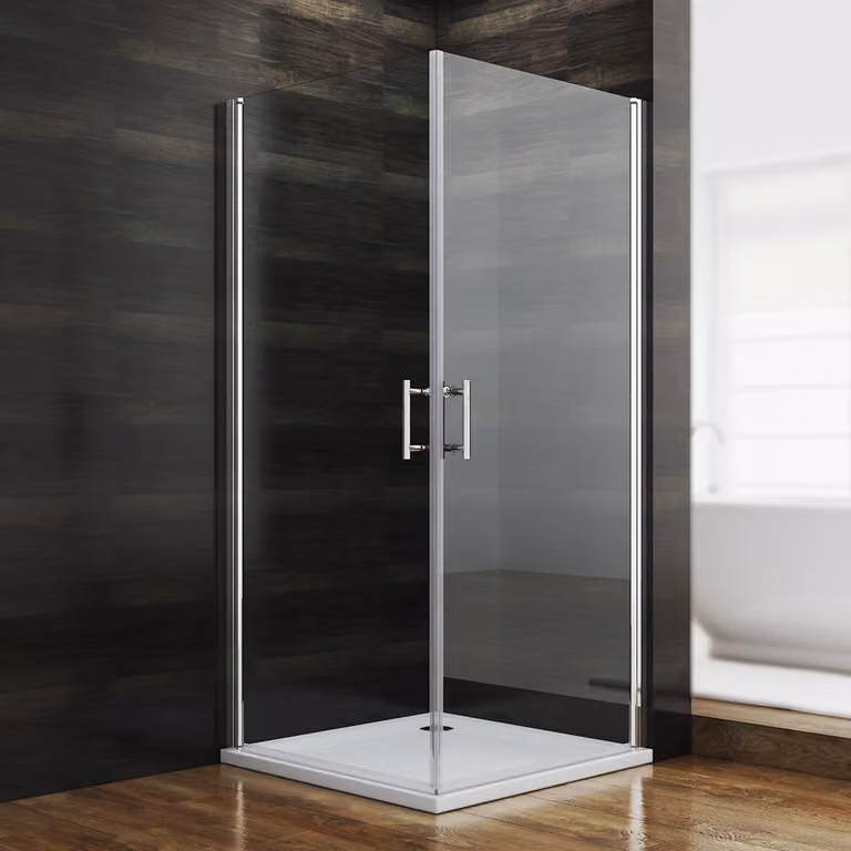 SONNI Cabina doccia angolare Nano Doccia Porta girevole Pannello doccia Parete doccia 70x70x185cm