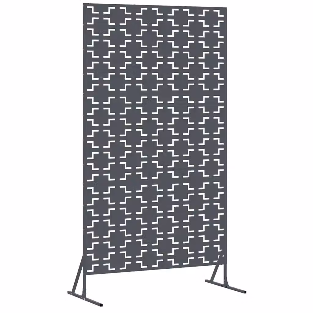 Paravento per la privacy vidaXL in acciaio color antracite L 100 x P 50 x H 180 cm – 2